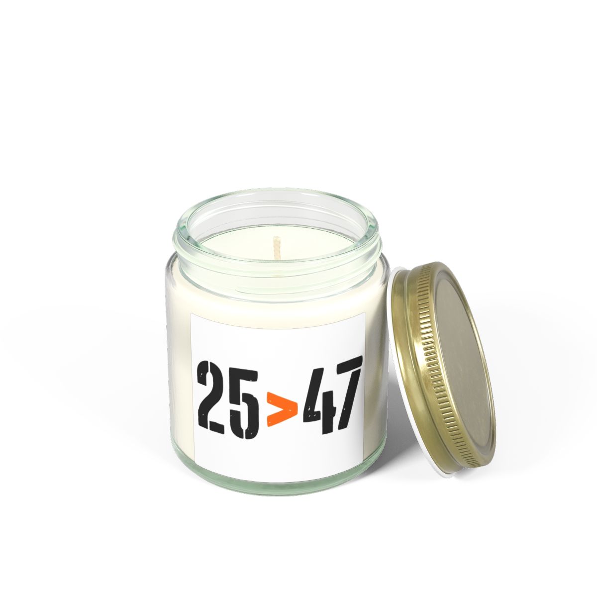 25 greater than 47 scented candle